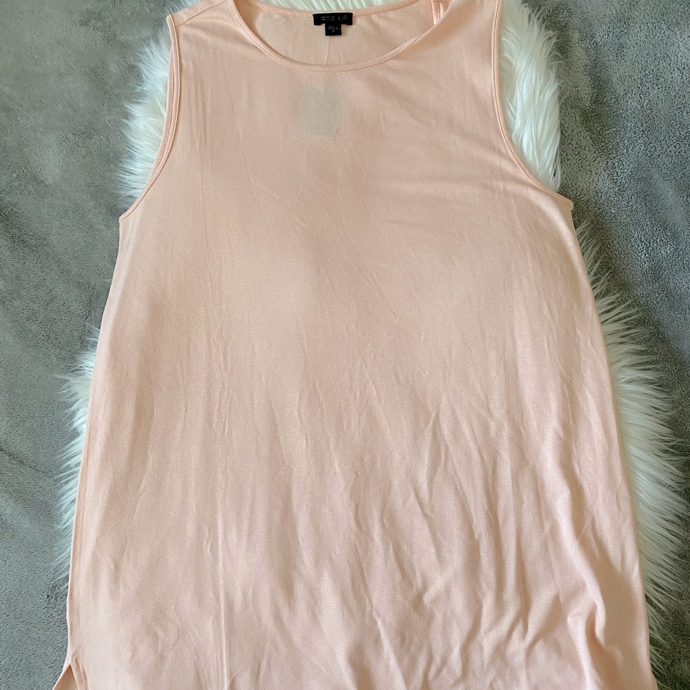 J Jill Wearever Coral Dust Sleeveless Tank Top